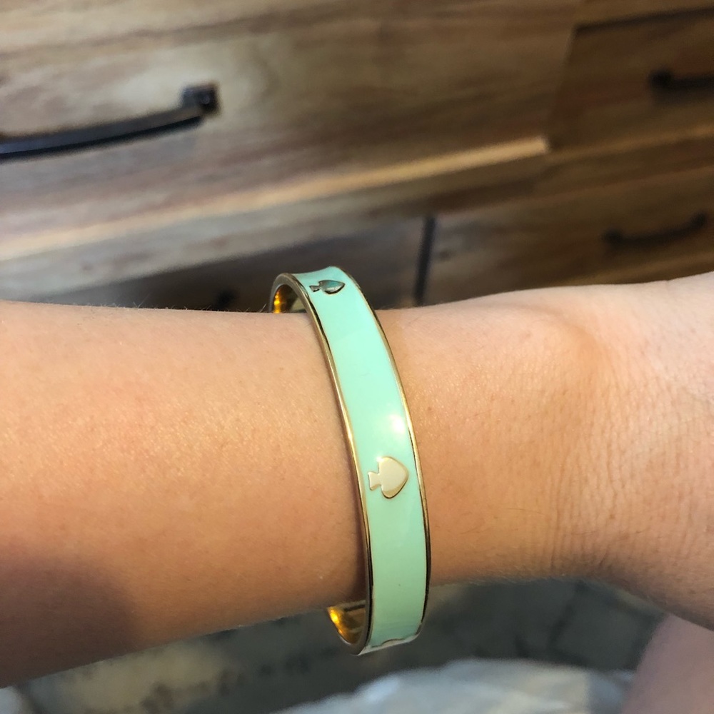 Aqua Kate Spade Bangle